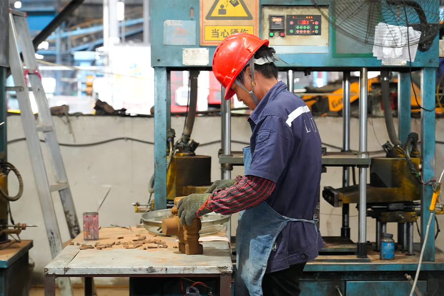 Kaplamalı kum çekirdeği yapımı